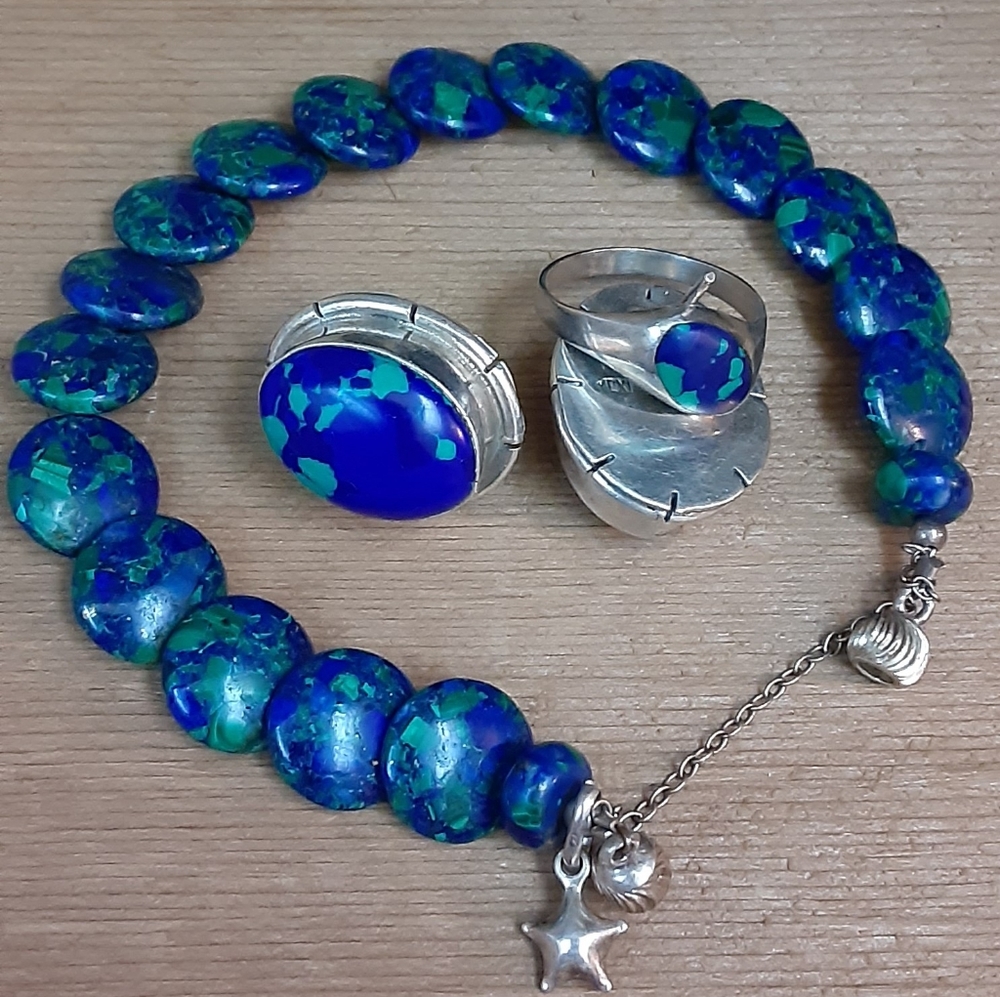 Sterling Azurite Ring